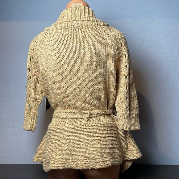 BASK Space-dyed Belted Sweater Snap Closures (K17) - Picture 5 of 6